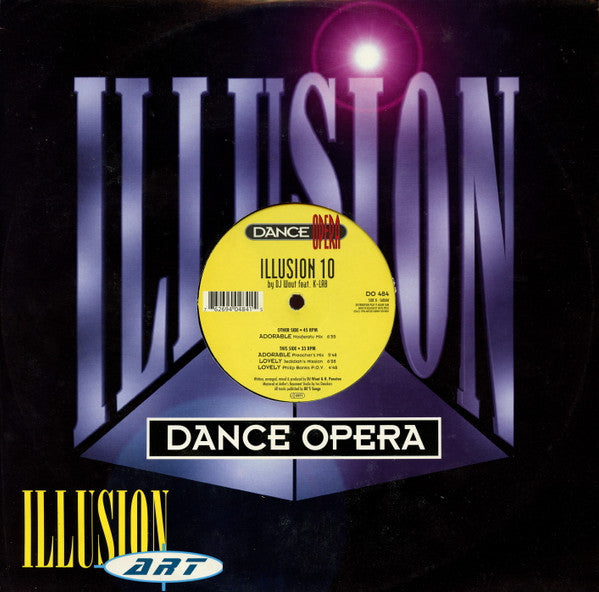 Illusion By DJ Wout Feat. K-Lab : Adorable (12")