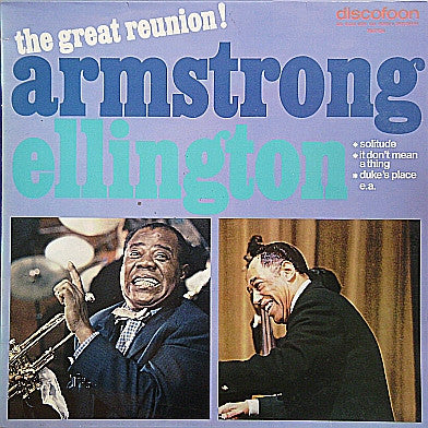 Louis Armstrong, Duke Ellington : The Great Reunion ! (LP, Comp)