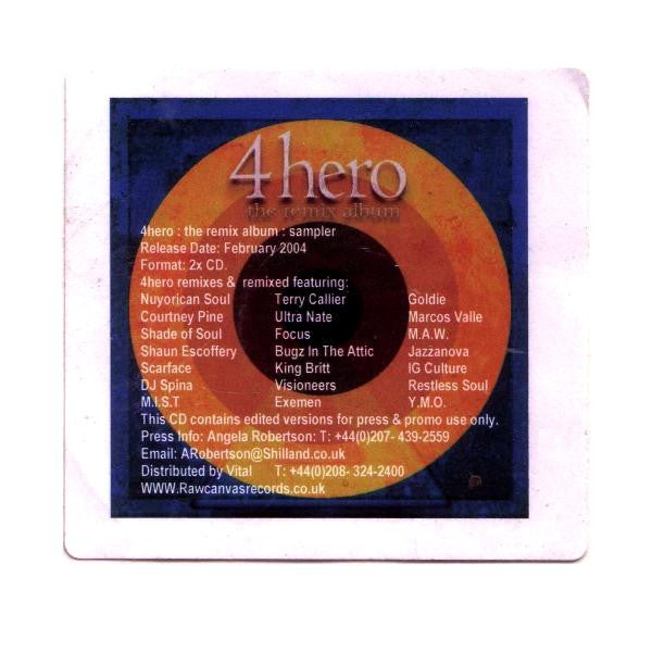 4 Hero : The Remix Album - Sampler (CDr, Promo, Smplr)