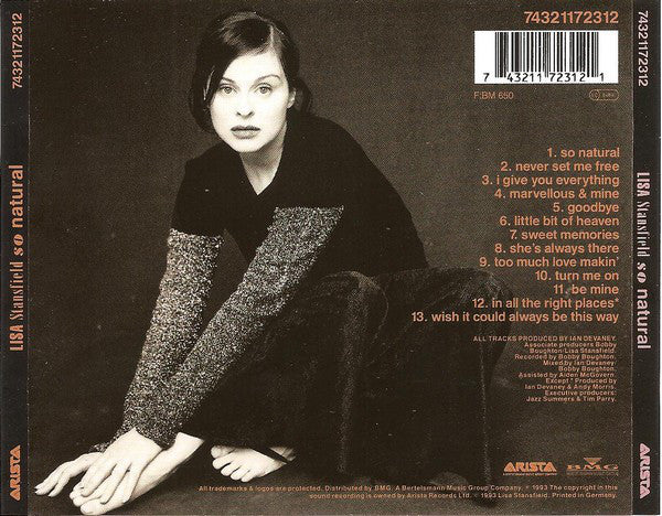 Lisa Stansfield : So Natural (CD, Album)