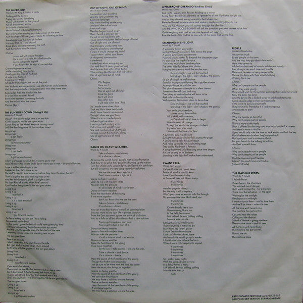 Level 42 : Standing In The Light (LP, Album)