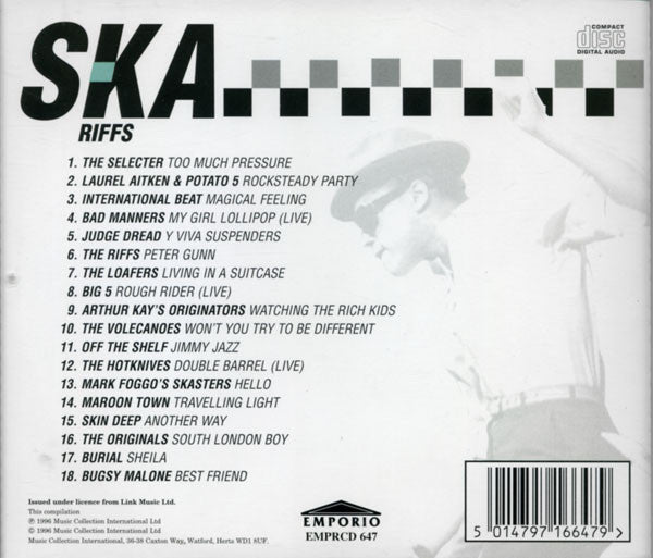 Various : Ska Riffs - 18 Ska Classics! (CD, Comp, RP)