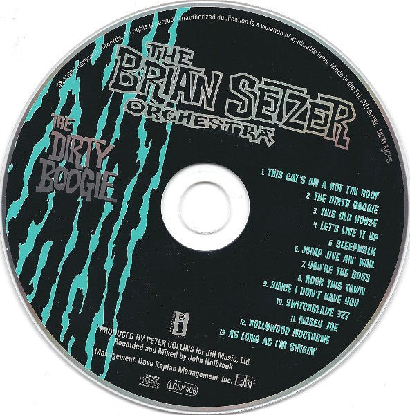 The Brian Setzer Orchestra* : The Dirty Boogie (CD, Album, RE)