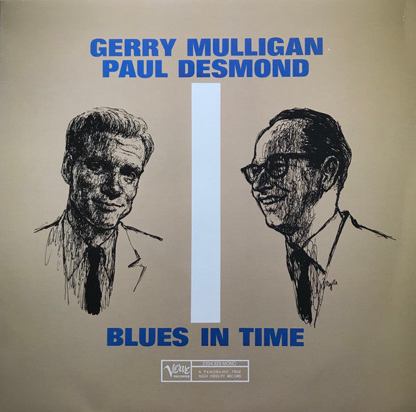 Gerry Mulligan, Paul Desmond : Blues In Time (LP, Album, Mono, RE)