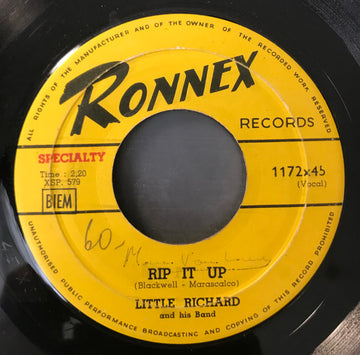 Little Richard And His Band : Ready Teddy / Rip It Up (7", Single)