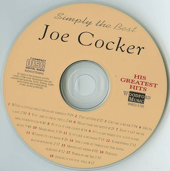 Joe Cocker : With A Little Help From My Friends - His Greatest Hits (CD, Comp)