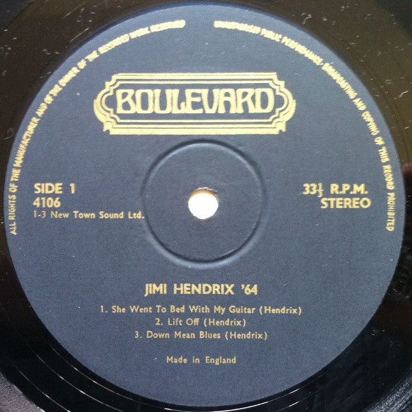 Jimi Hendrix : Jimi Hendrix '64 (LP, Comp)