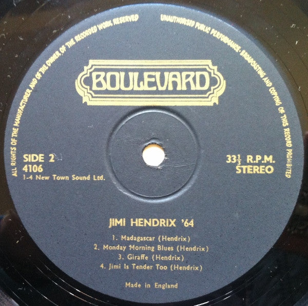 Jimi Hendrix : Jimi Hendrix '64 (LP, Comp)