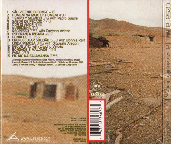 Cesaria Evora : São Vicente Di Longe (CD, Album, Dig)