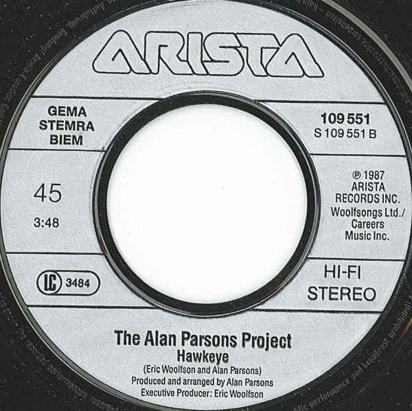 The Alan Parsons Project : Limelight (7")