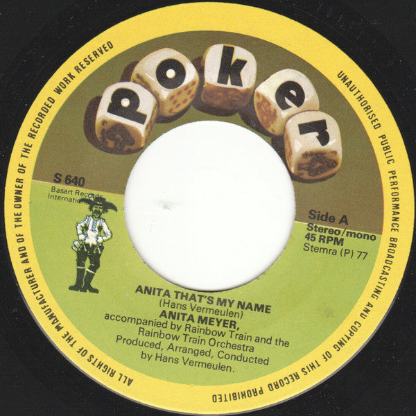 Anita Meyer : Anita That's My Name (7", Single)