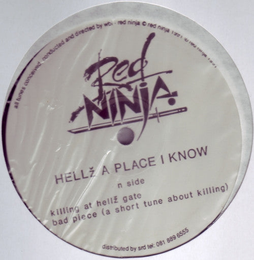 WBI Red Ninja : Hellž A Place I Know (12", Promo)