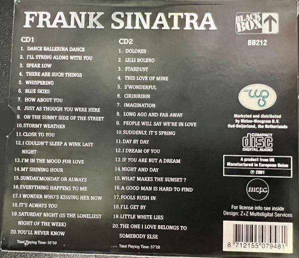 Frank Sinatra : Blue Skies (2xCD, Comp)