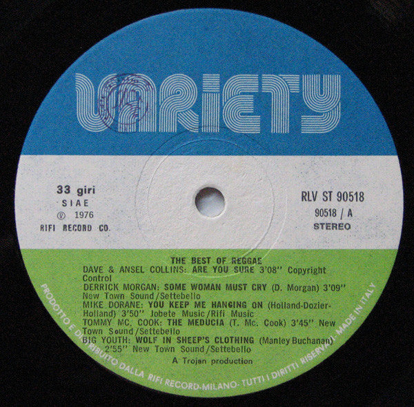 Various : The Best Of Reggae (LP, Comp)
