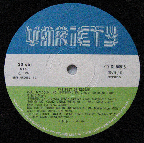 Various : The Best Of Reggae (LP, Comp)