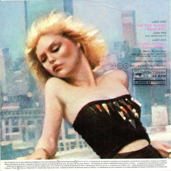 Blondie : The Tide Is High (7", Single)