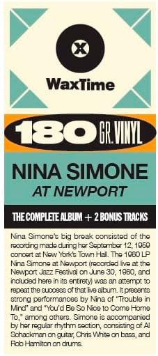 Nina Simone : Nina Simone At Newport  (LP, Bon)