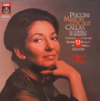 Giacomo Puccini, Maria Callas, Giuseppe Di Stefano, Giulio Fioravanti, Orchestra Del Teatro Alla Scala E Coro Del Teatro Alla Scala, Tullio Serafin : Manon Lescaut (Box + 2xLP, Mono, RM)