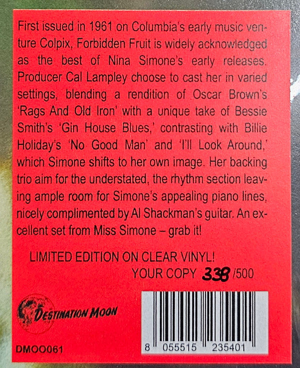 Nina Simone : Forbidden Fruit (LP, Album, Ltd, Num, RE, Cle)