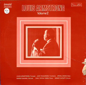 Louis Armstrong : Immortal Sessions Volume 2 (LP, Comp)