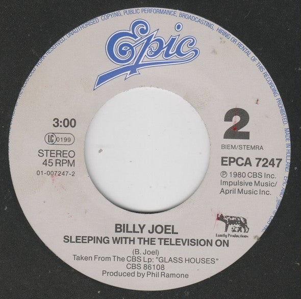 Billy Joel : Modern Woman (7", Single)