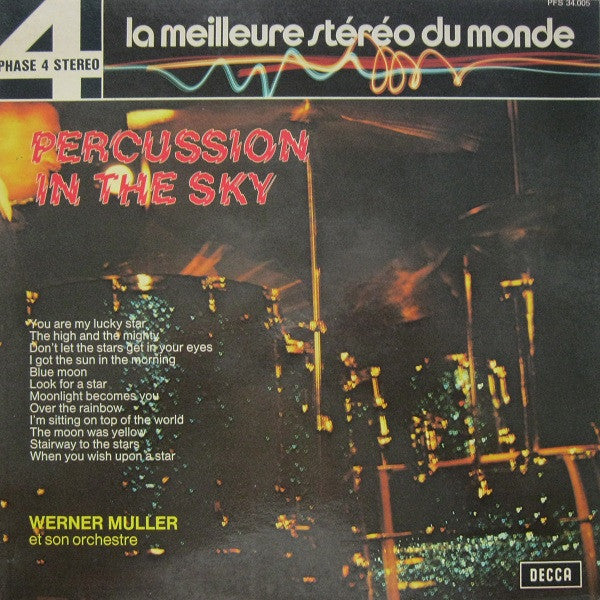 Werner Müller Und Sein Orchester : Percussion In The Sky (LP, Gat)