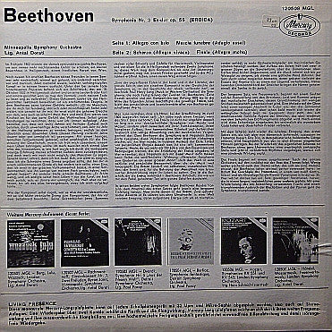 Ludwig van Beethoven, Minneapolis Symphony Orchestra, Antal Dorati : Eroica (LP, Mono)