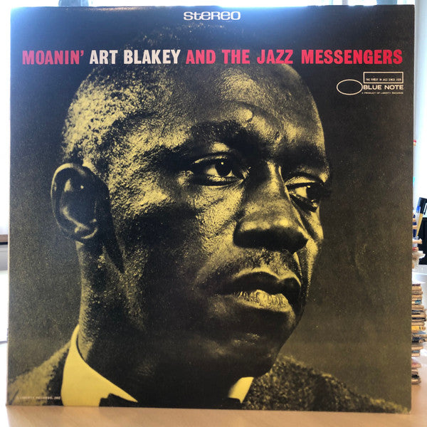 Art Blakey & The Jazz Messengers : Moanin' (LP, Album, RE, TP, W/Lbl)