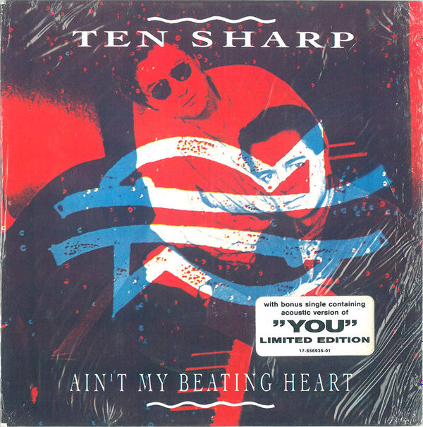 Ten Sharp : Ain't My Beating Heart (7", Single, Ltd + 7", S/Sided, Single, Promo, W/Lb)