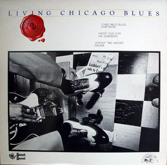 Carey Bell's Blues Harp Band / Magic Slim And The Teardrops* / Johnny "Big Moose" Walker : Living Chicago Blues Volume 2 (LP, Comp)