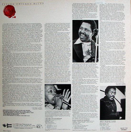 Carey Bell's Blues Harp Band / Magic Slim And The Teardrops* / Johnny "Big Moose" Walker : Living Chicago Blues Volume 2 (LP, Comp)