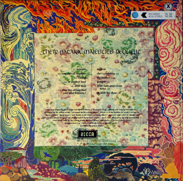 The Rolling Stones : Their Satanic Majesties Request (LP, Album, RE, Gat)