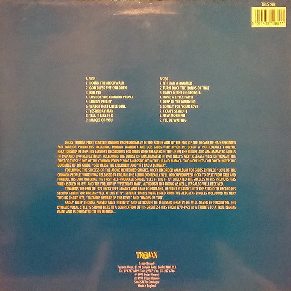 Nicky Thomas : Doing The Moonwalk (LP, Comp)