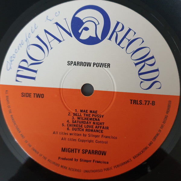 Mighty Sparrow : Sparrow Power (LP)