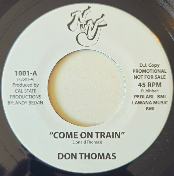 Don Thomas : Come On Train / Train Start Movin' (7", Single, Promo)