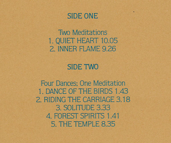 Richard Warner : Quiet Heart (LP, Album)