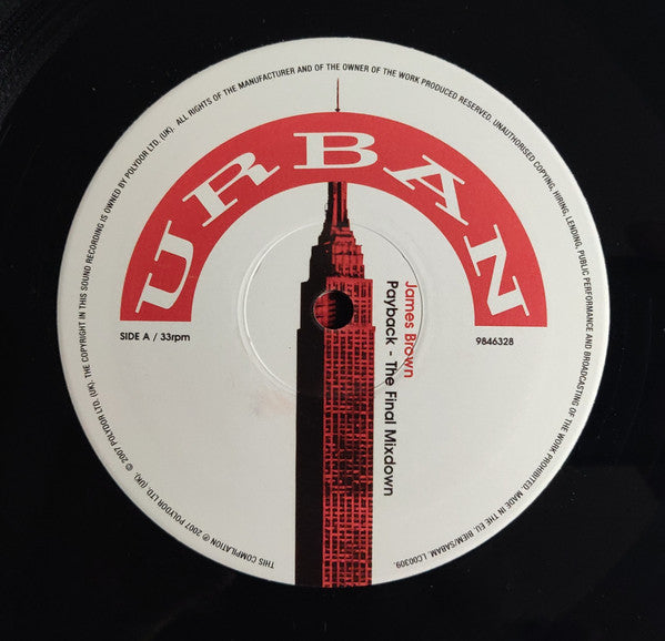 James Brown : Payback (The Final Mixdown) (12", RE)