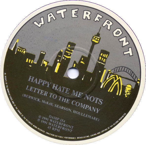 Happy Hate Me Nots : I Could See It Coming / Letter To The Company (7", Single)