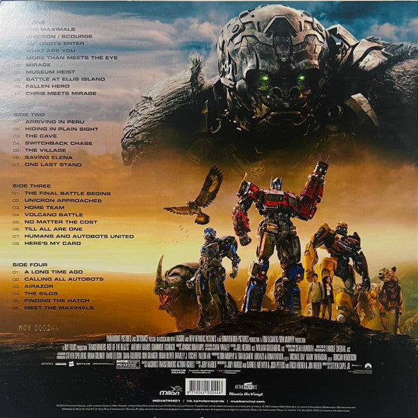 Jongnic Bontemps : Transformers: Rise Of The Beasts (Music From The Motion Picture) (LP, Red + LP, Pur + Ltd, Num)