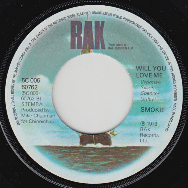 Smokie : Oh Carol (7", Single)
