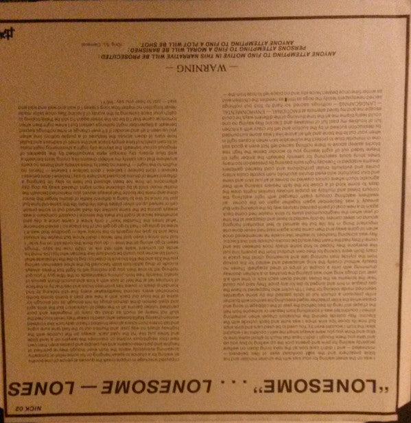 Rollin Thunder : Lonesome (12", MiniAlbum)