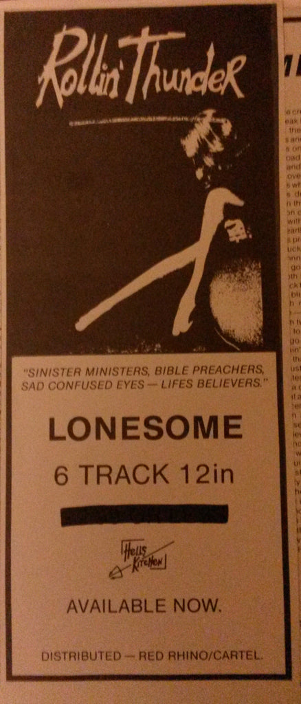 Rollin Thunder : Lonesome (12", MiniAlbum)
