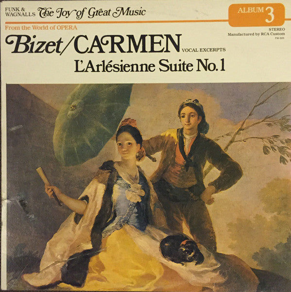 Georges Bizet : Carmen Vocal Excerpts & L'Arlesienne Suite No. 1 (LP, Comp)