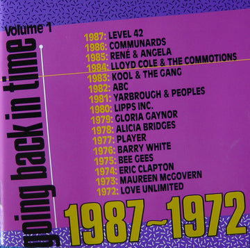 Various : Going Back In Time - Volume 1: 1987-1972 (CD, Comp)