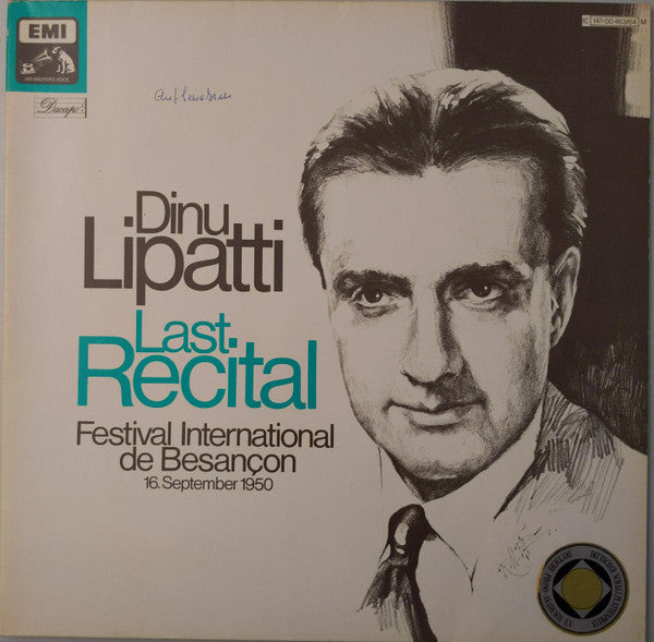 Dinu Lipatti : Last Recital - Festival International Besançon - 16. September 1950 (2xLP, Mono, Gat)