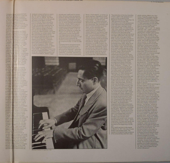 Dinu Lipatti : Last Recital - Festival International Besançon - 16. September 1950 (2xLP, Mono, Gat)