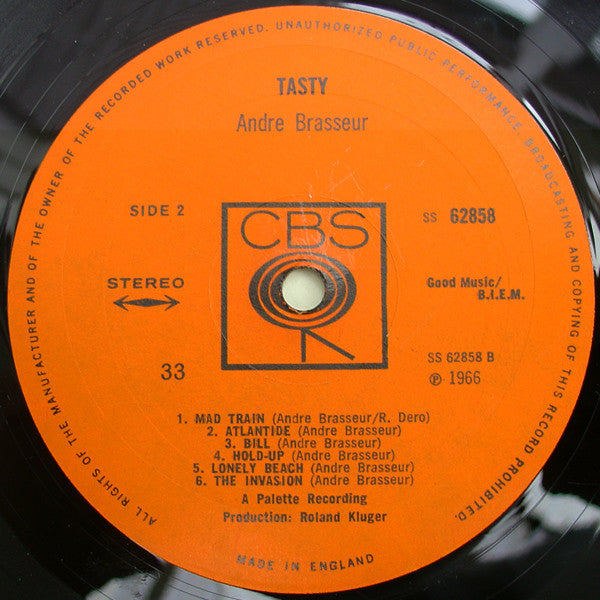 André Brasseur : Tasty (LP)
