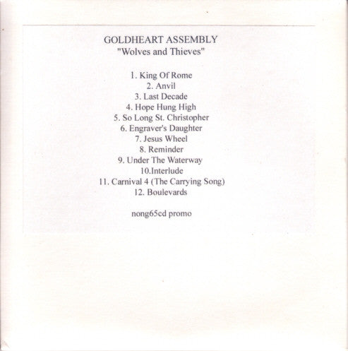 Goldheart Assembly : Wolves And Thieves (CDr, Album, Promo)