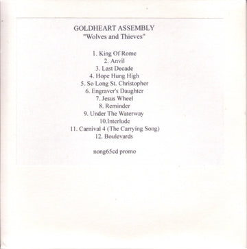 Goldheart Assembly : Wolves And Thieves (CDr, Album, Promo)