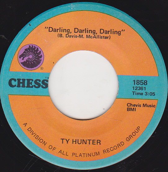 Ty Hunter : Darling, Darling, Darling / In Time (7")
